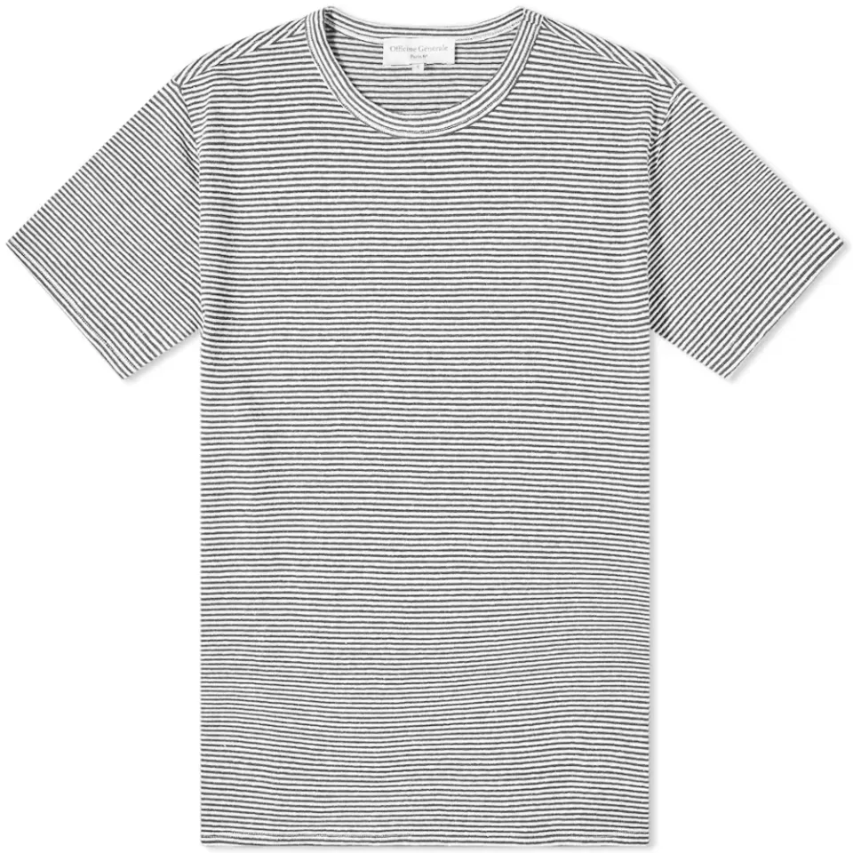 Officine Générale Fine Stripe T-Shirt