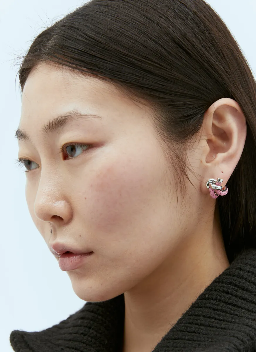 Knot Hoop Earrings