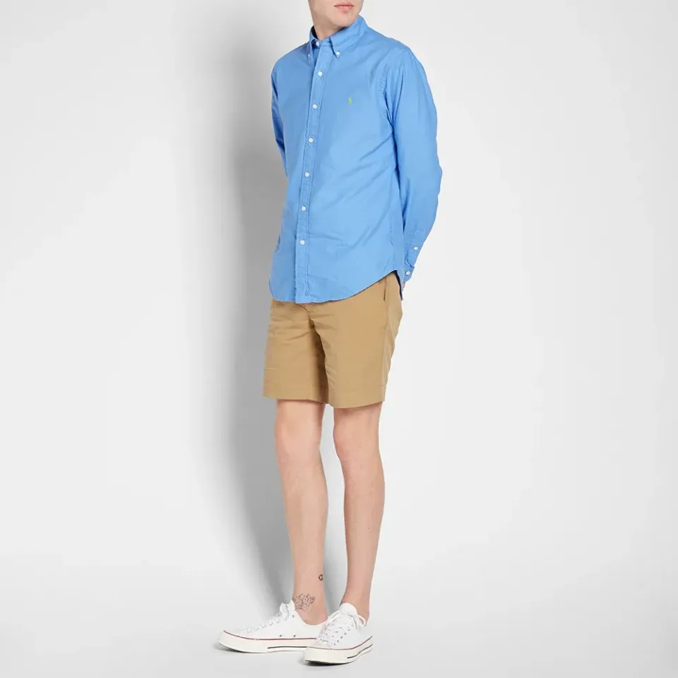 Slim Fit Garment Dyed Oxford Shirt