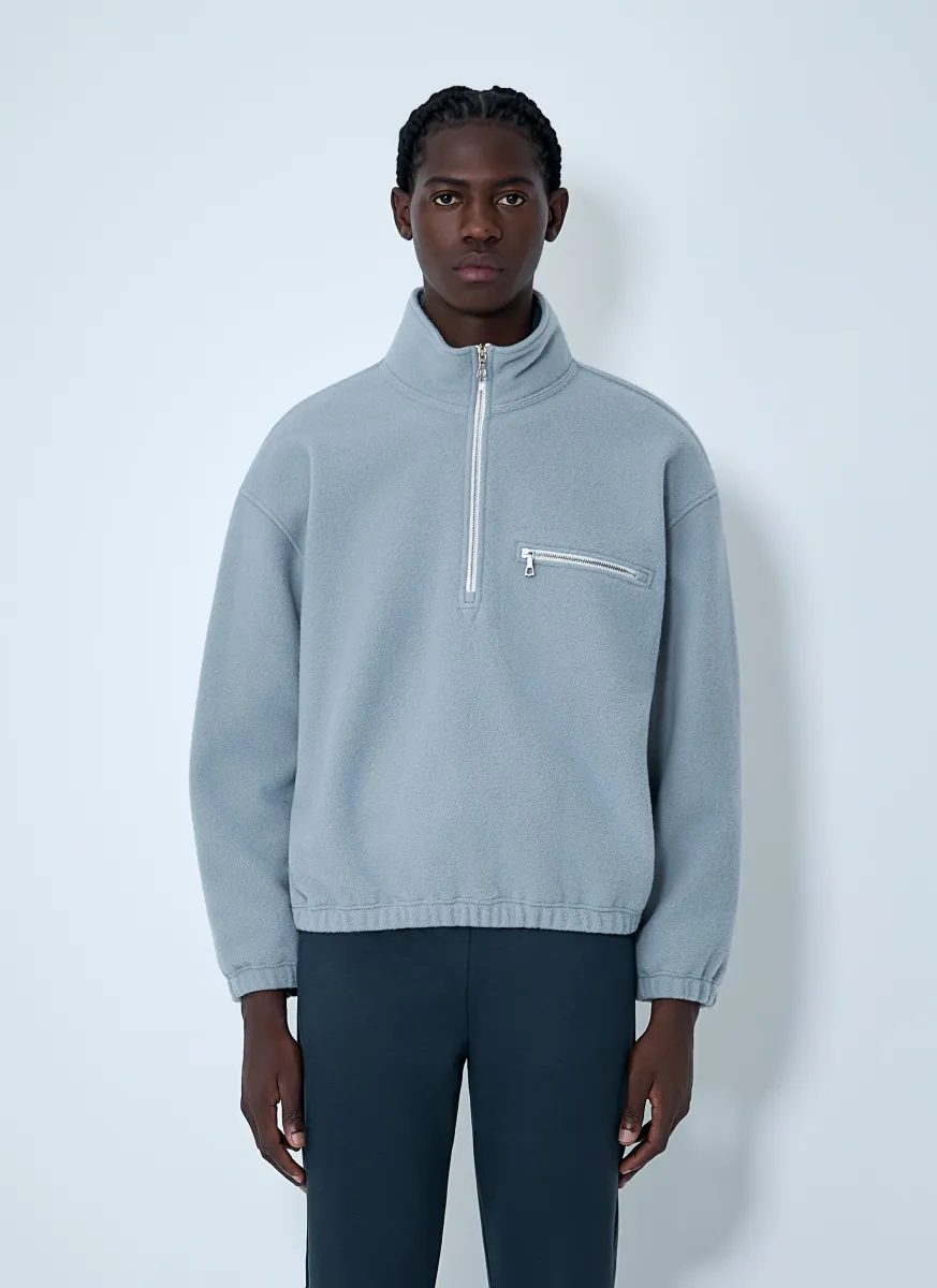 Half-Zip Fleece Pullover