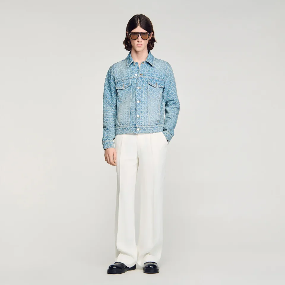 Square Cross denim jacket