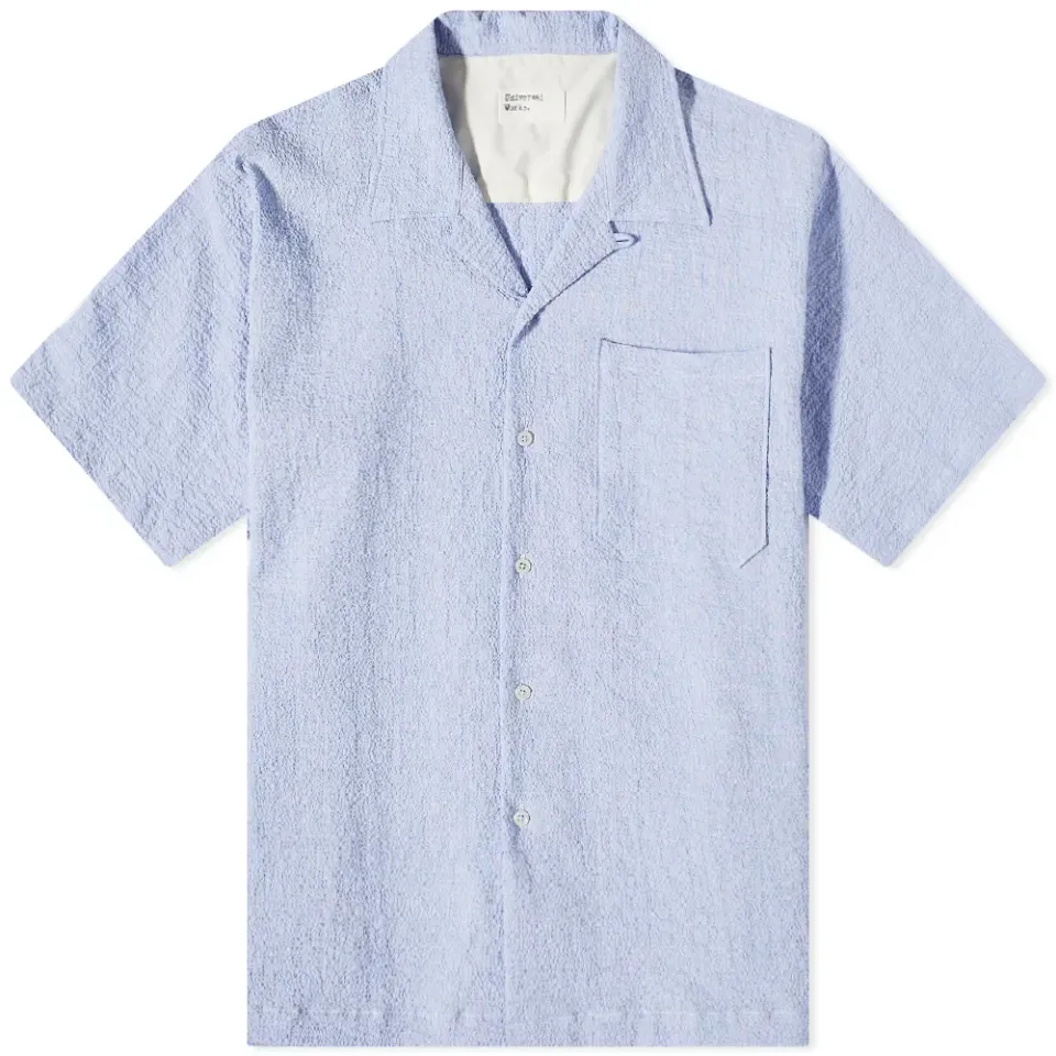 Seersucker Camp Shirt