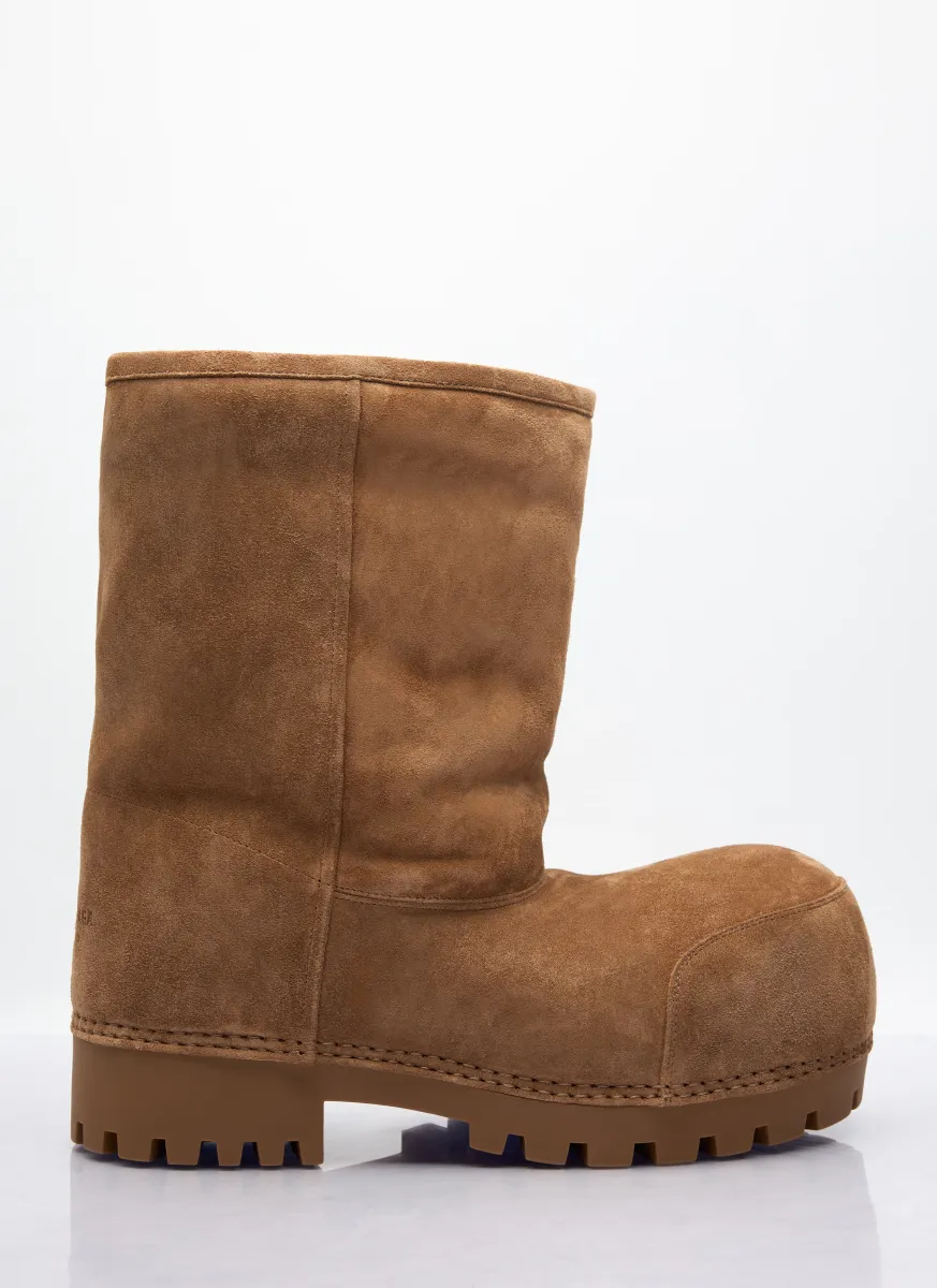 Alaska Faux-Fur Low Boots