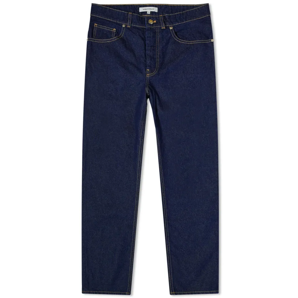Tapered Denim Jeans