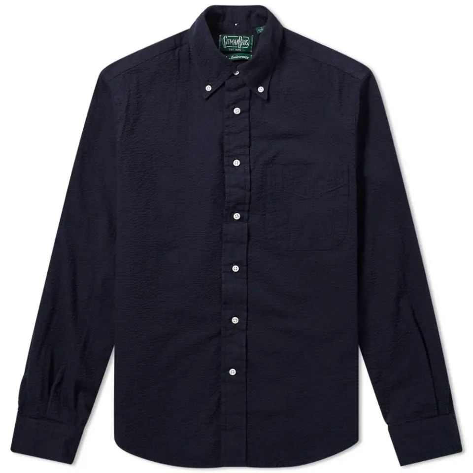 Overdyed Seersucker Shirt