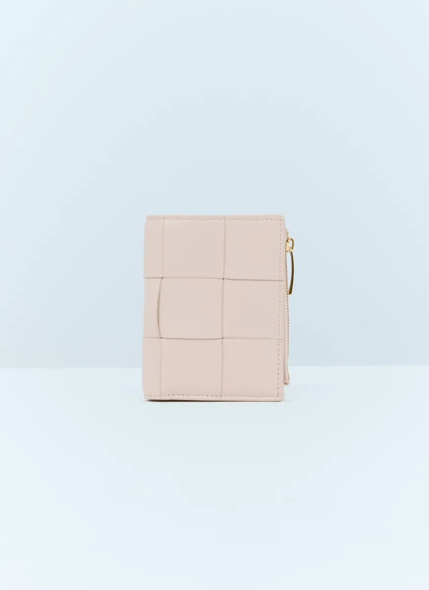 Small Cassette Bi-Fold Zip Wallet