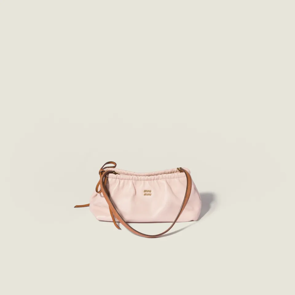 Nappa leather pouch
