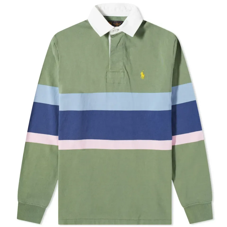 Bold Stripe Rugby Shirt