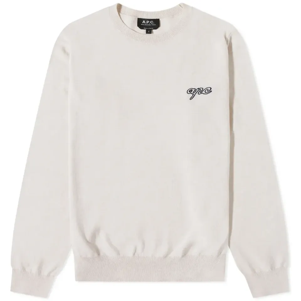 A.P.C. Otis Logo Crew Knit