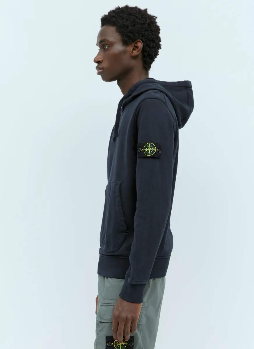 Logo Patch Hooded Sweatshirt