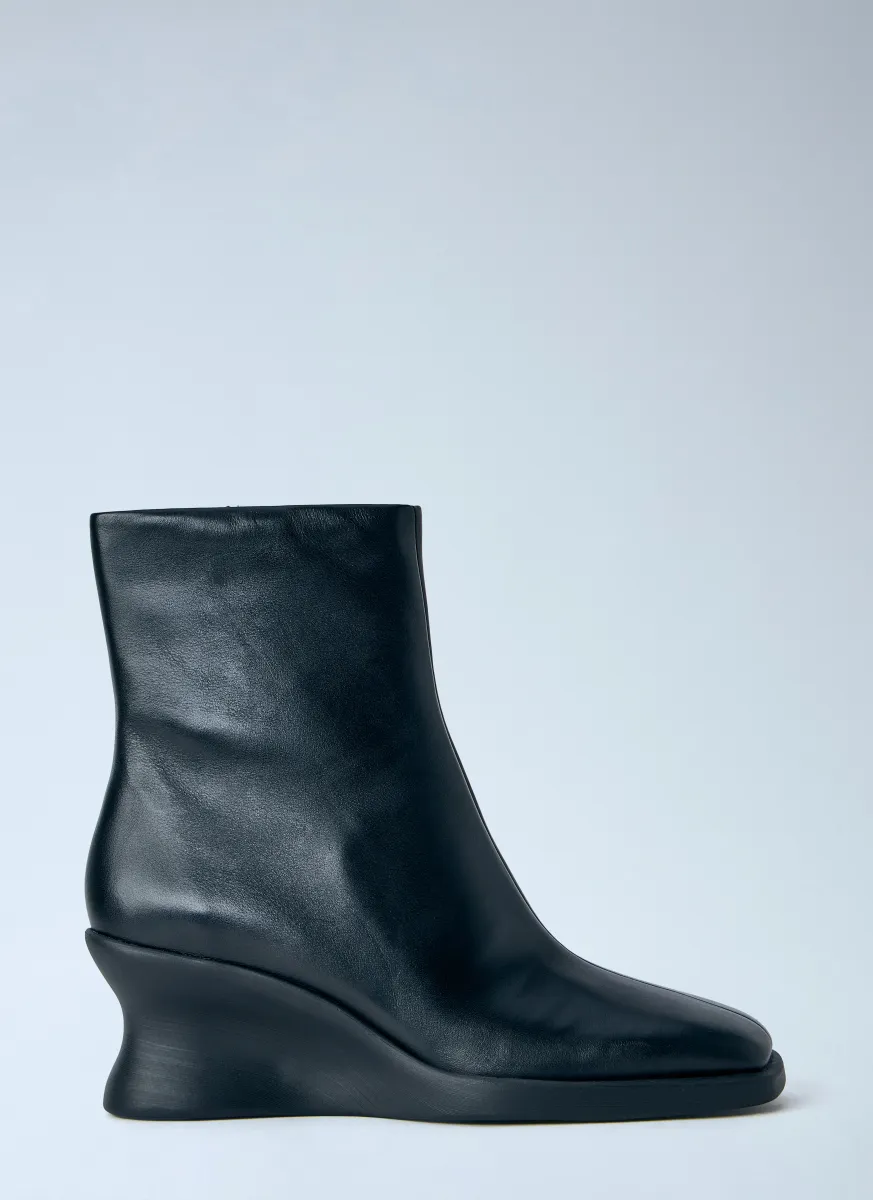 Louise Wedge-Heel Ankle Boots