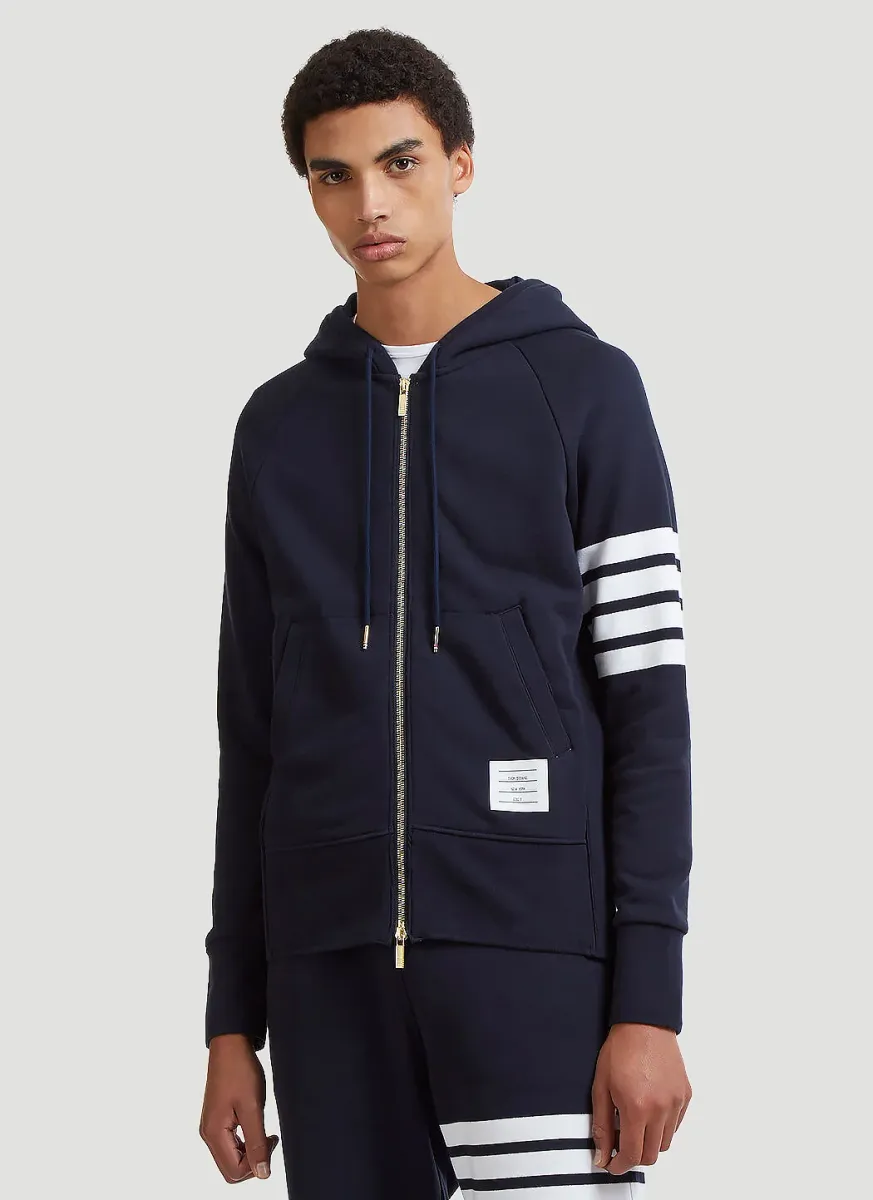 4 Bar Hooded Sweatshirt