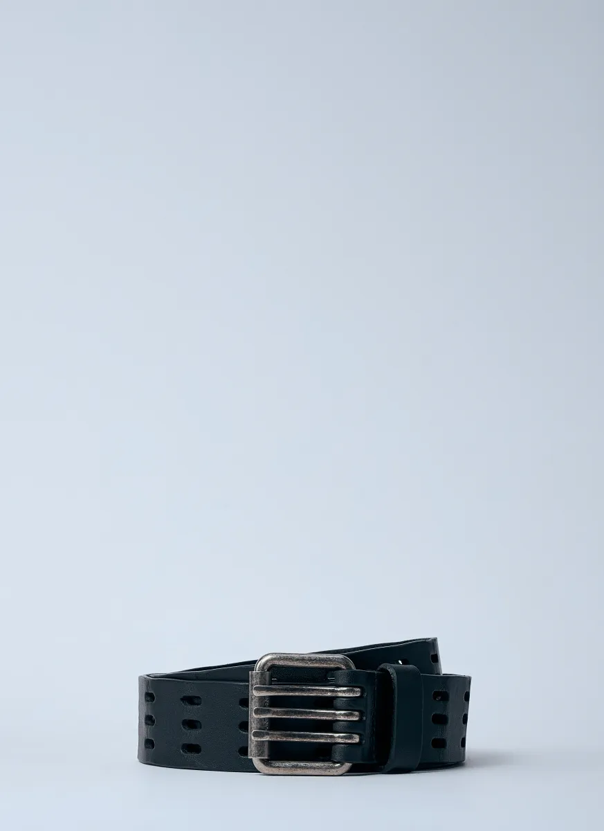 Leather Motorcycle Belt
