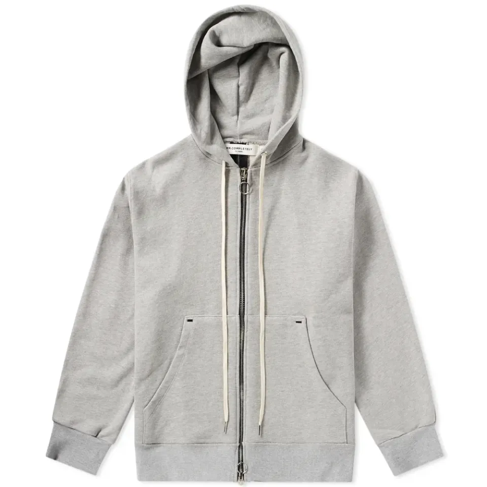 Front & Back Zip Hoody