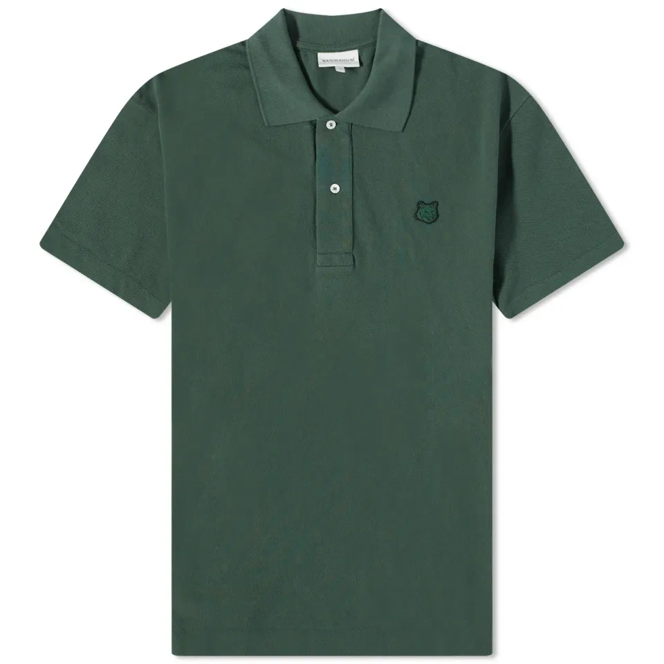 Tonal Fox Head Patch Comfort Polo