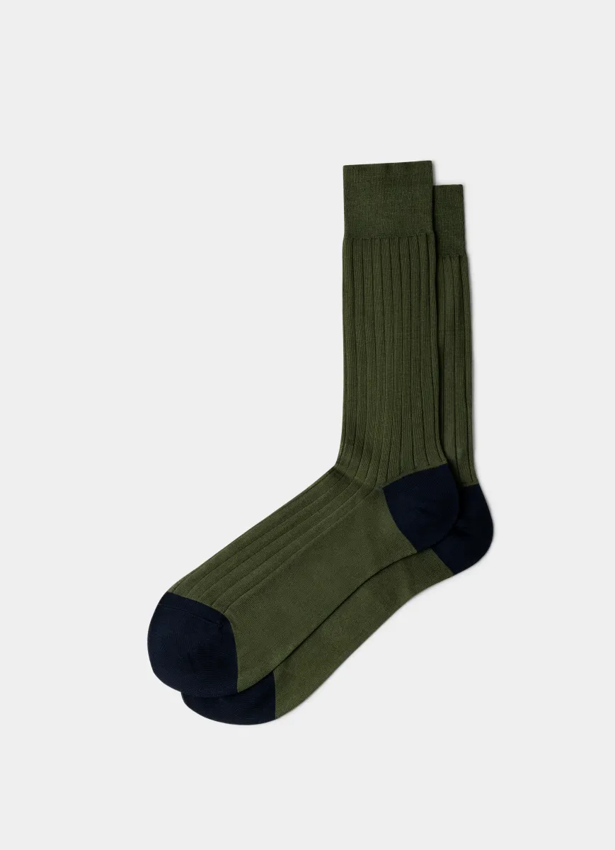 Mercerised Cotton Socks Short