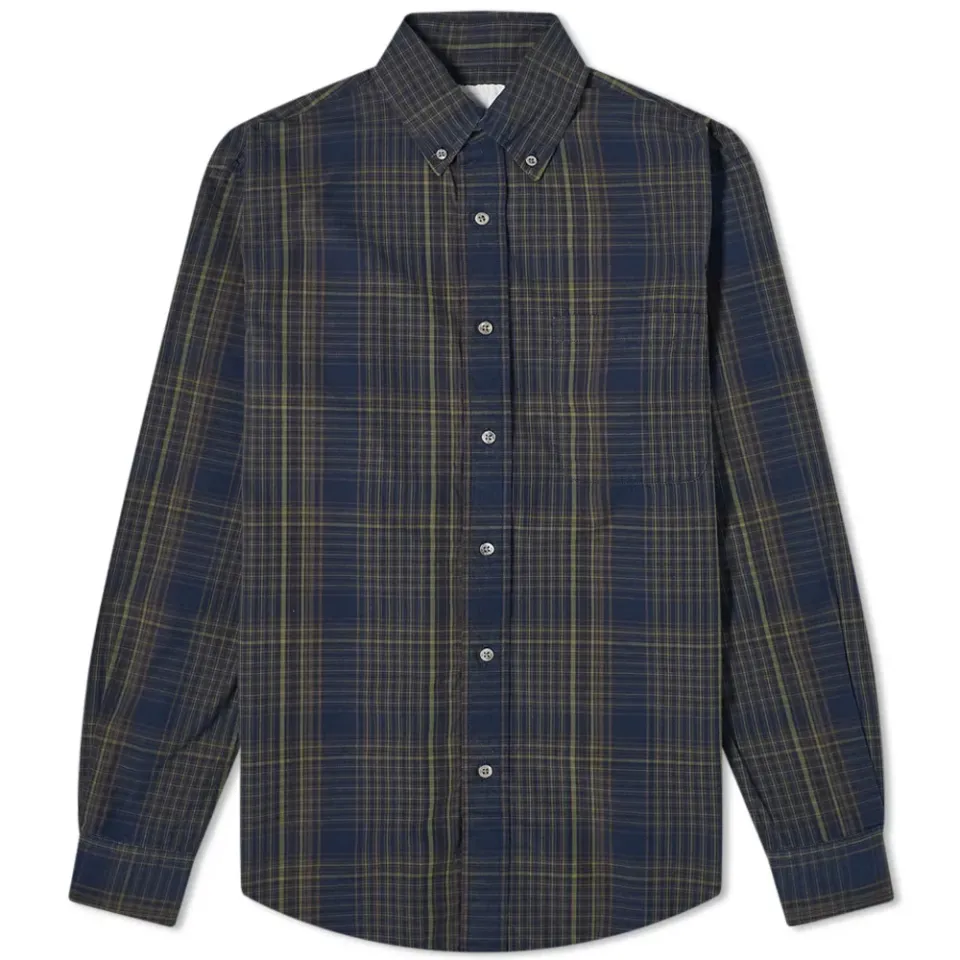 Button Down Madras Premium Shirt