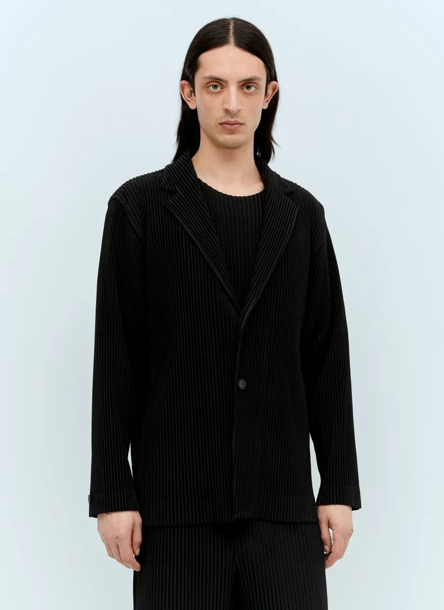 Pleated Blazer