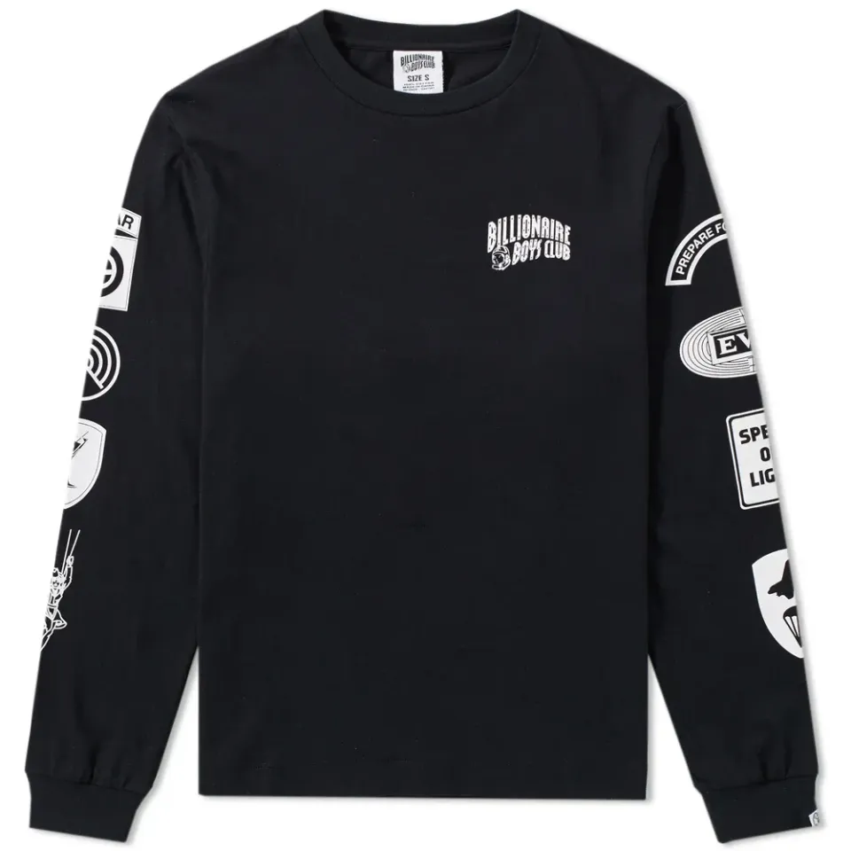 Long Sleeve Aviation Print Tee