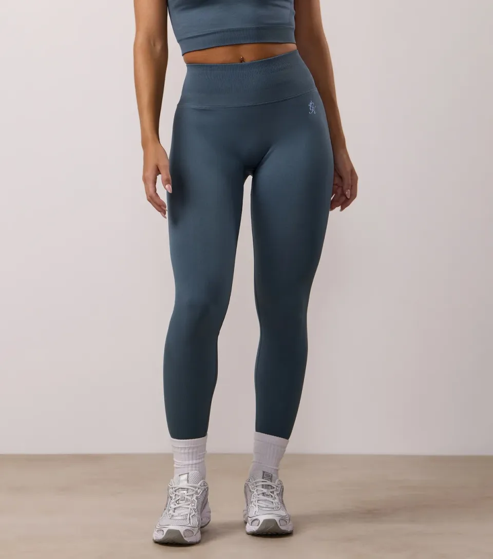Women's Dark Blue Sculpting Seamless Leggings