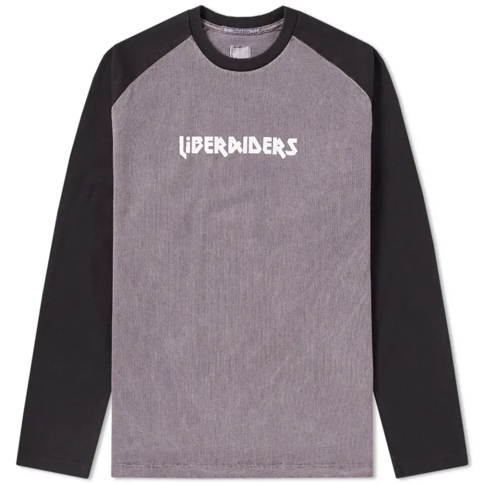 Long Sleeve Metal Logo Raglan Tee