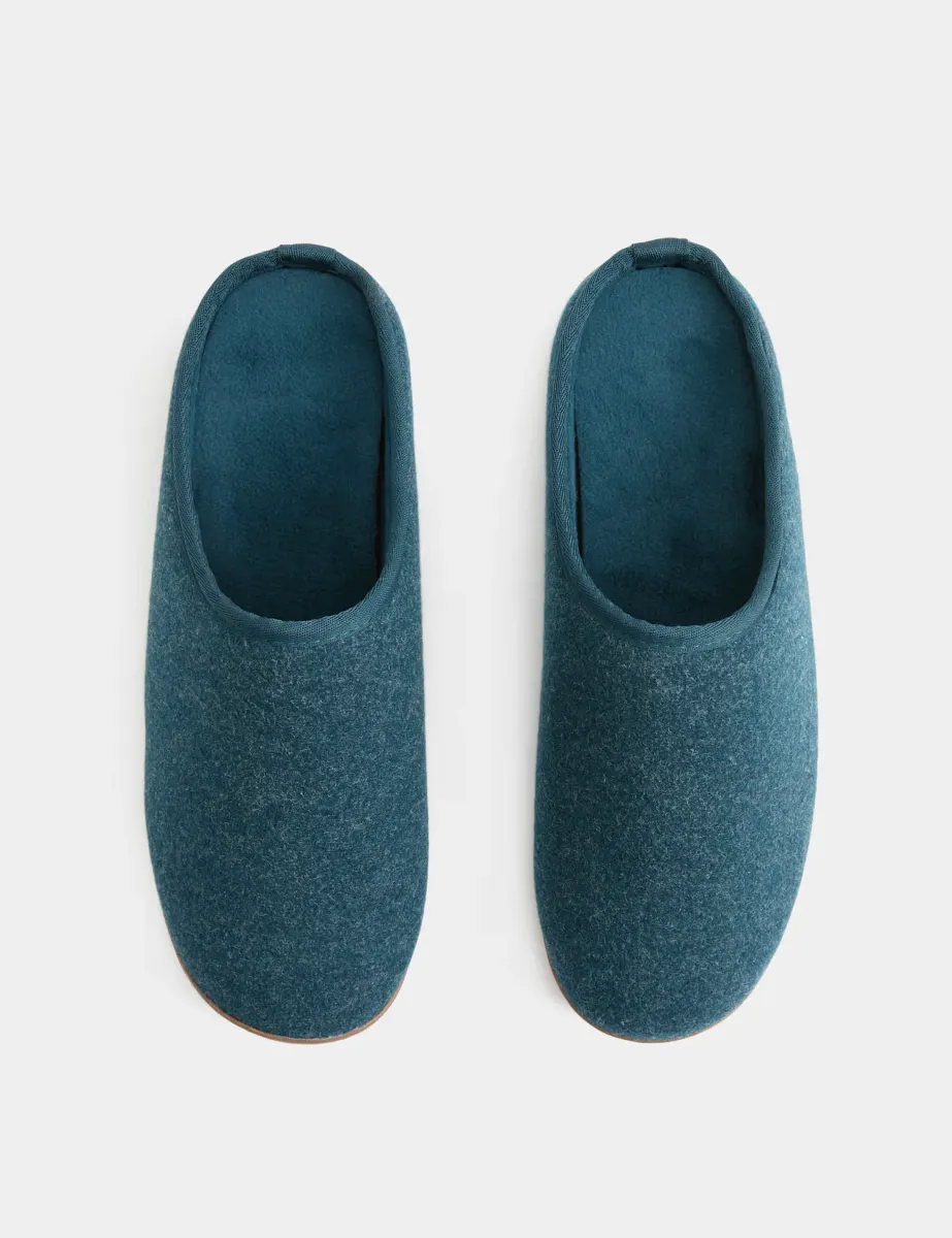 Mule Slippers Green
