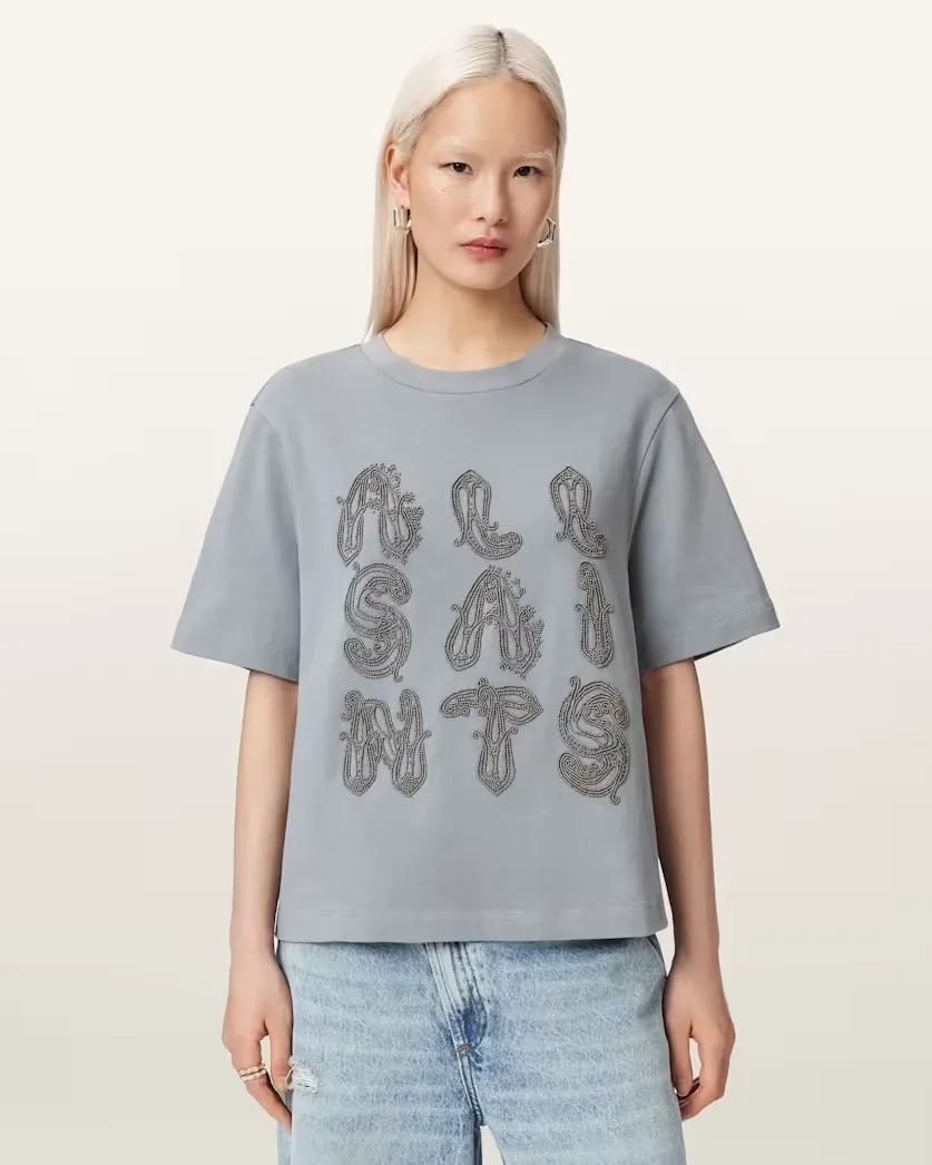 Ella Embroidered Lisa Boxy T-Shirt