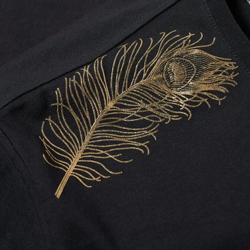 Gold Feathers Tee