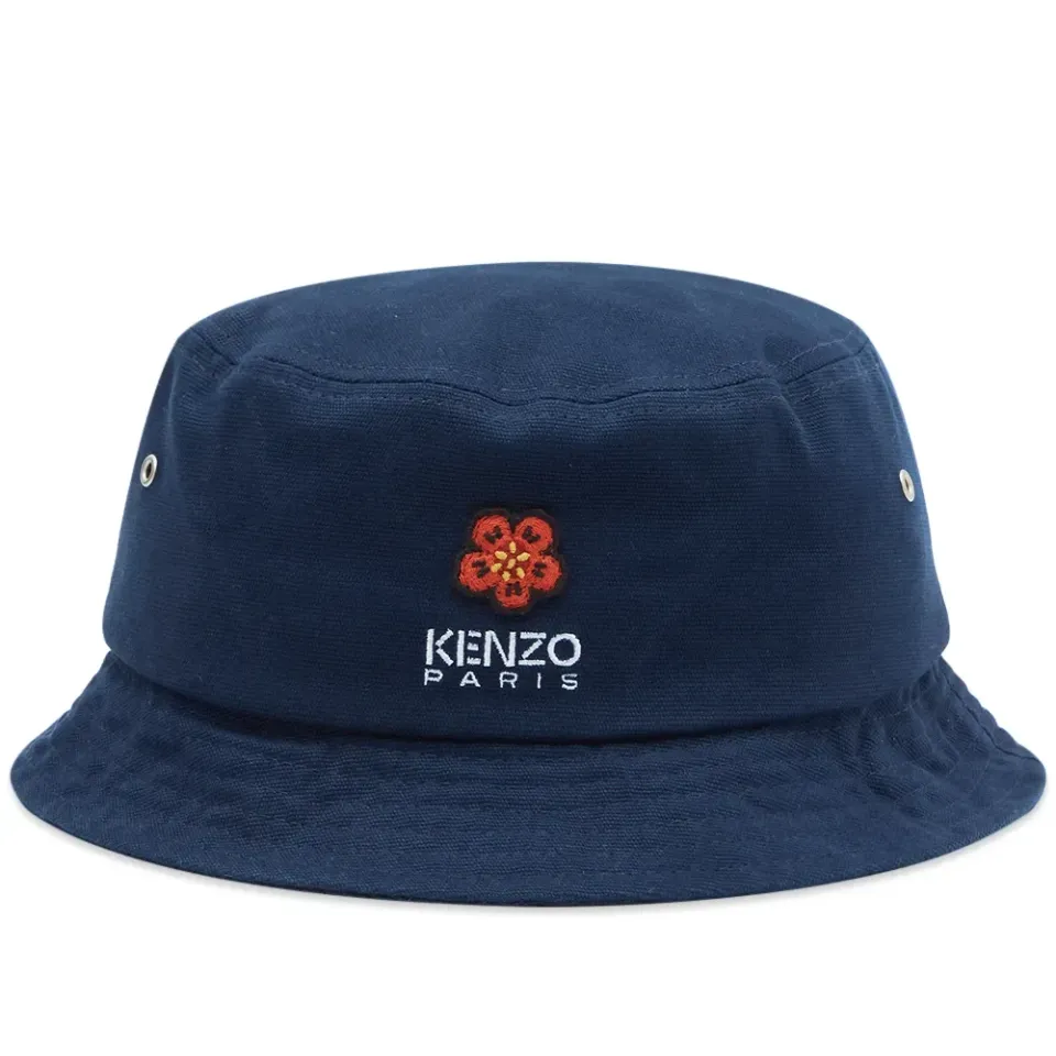 Denim Logo Bucket Hat
