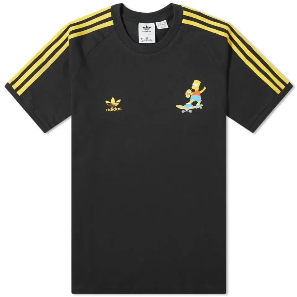 x The Simpsons 3 Stripe T-Shirt