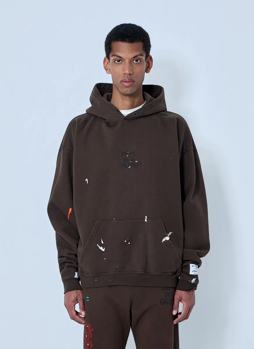 Abstract Print Hoodie