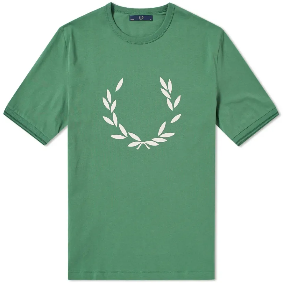 Fred Perry Laurel Partial Printed Tee