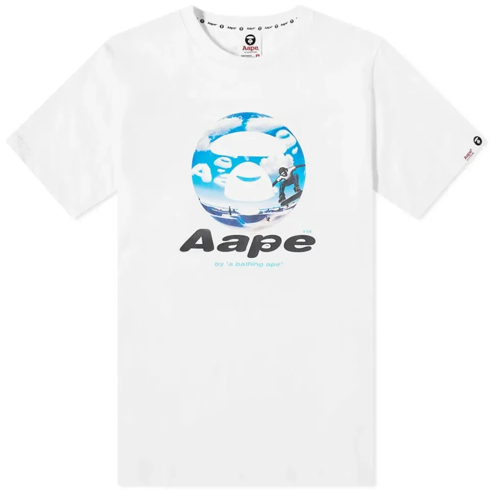 AAPE Skate Scape Moon Face T-Shirt