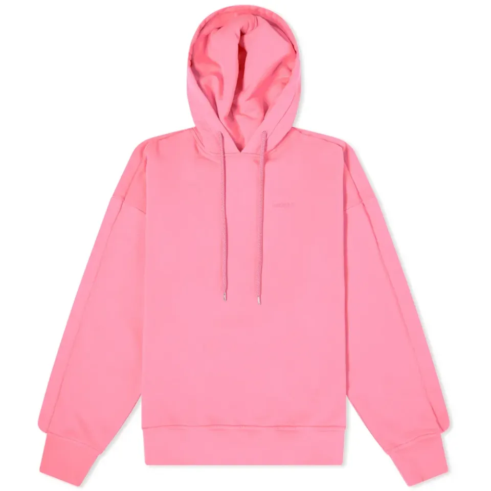 Logo Stitched Edge Hoodie