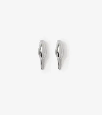 Duck Stud Earrings in Silver