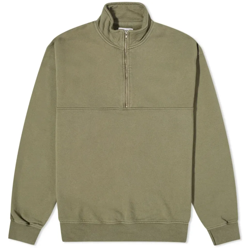 Organic Quarter Zip Popover Sweat