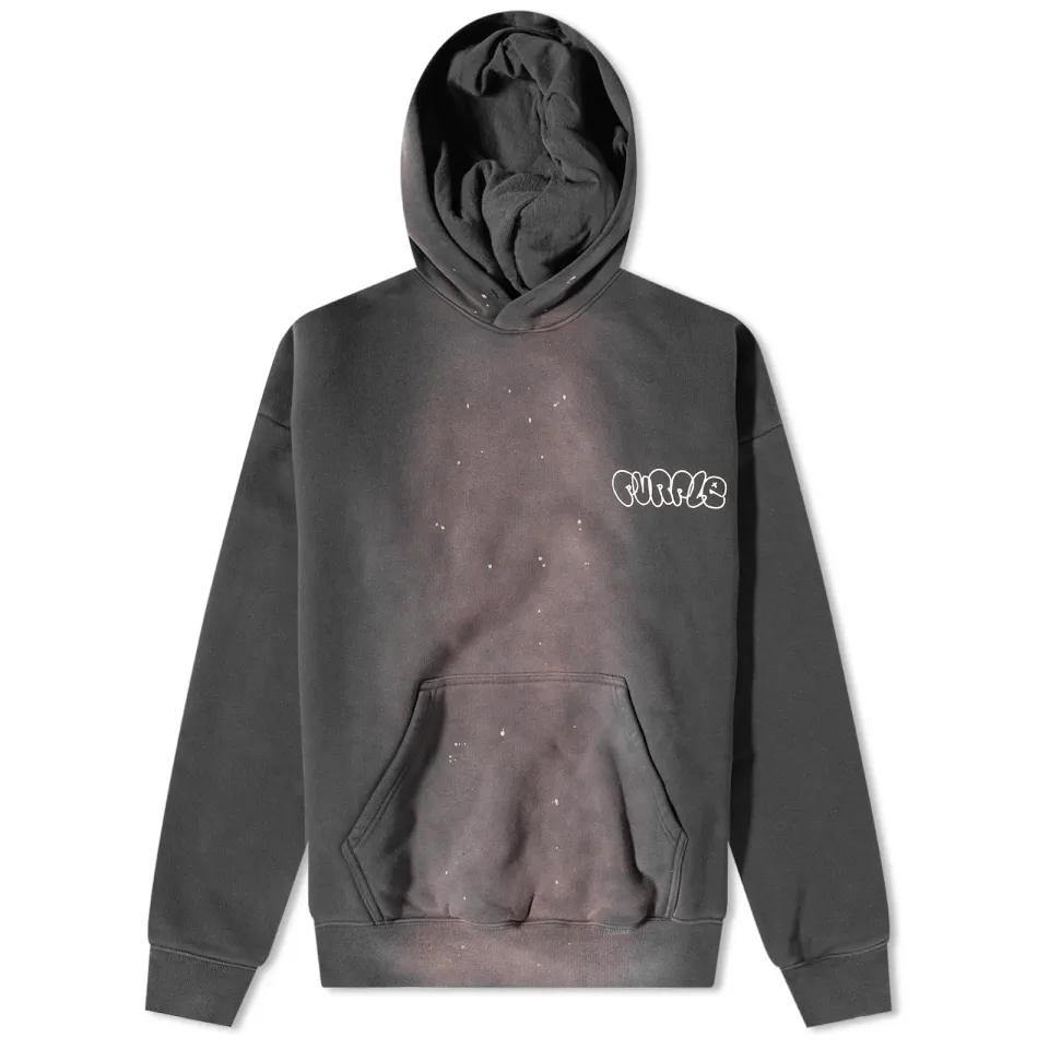 Distressed Bubble Logo Hoodie