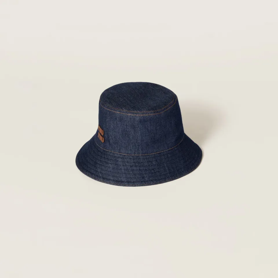 Denim bucket hat