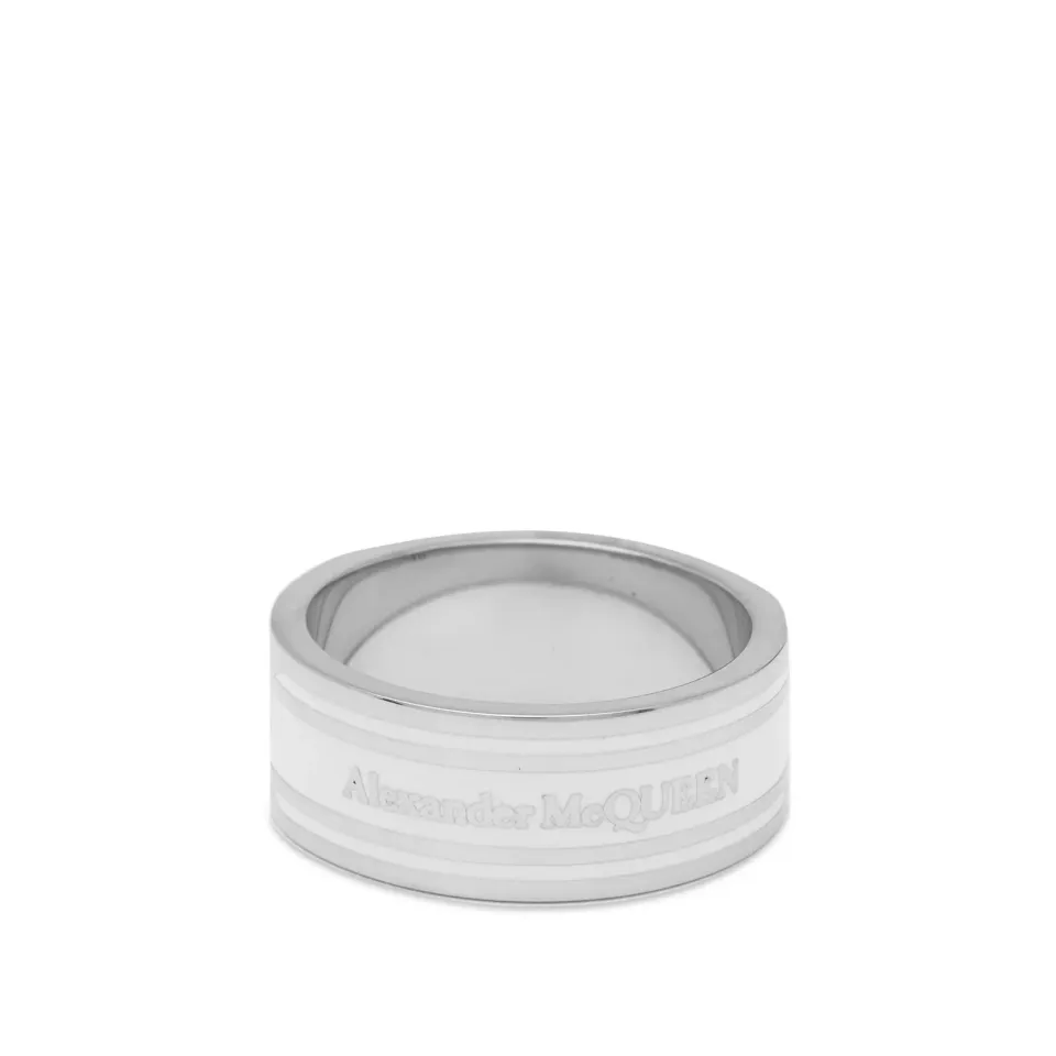 Enamel Tag Ring