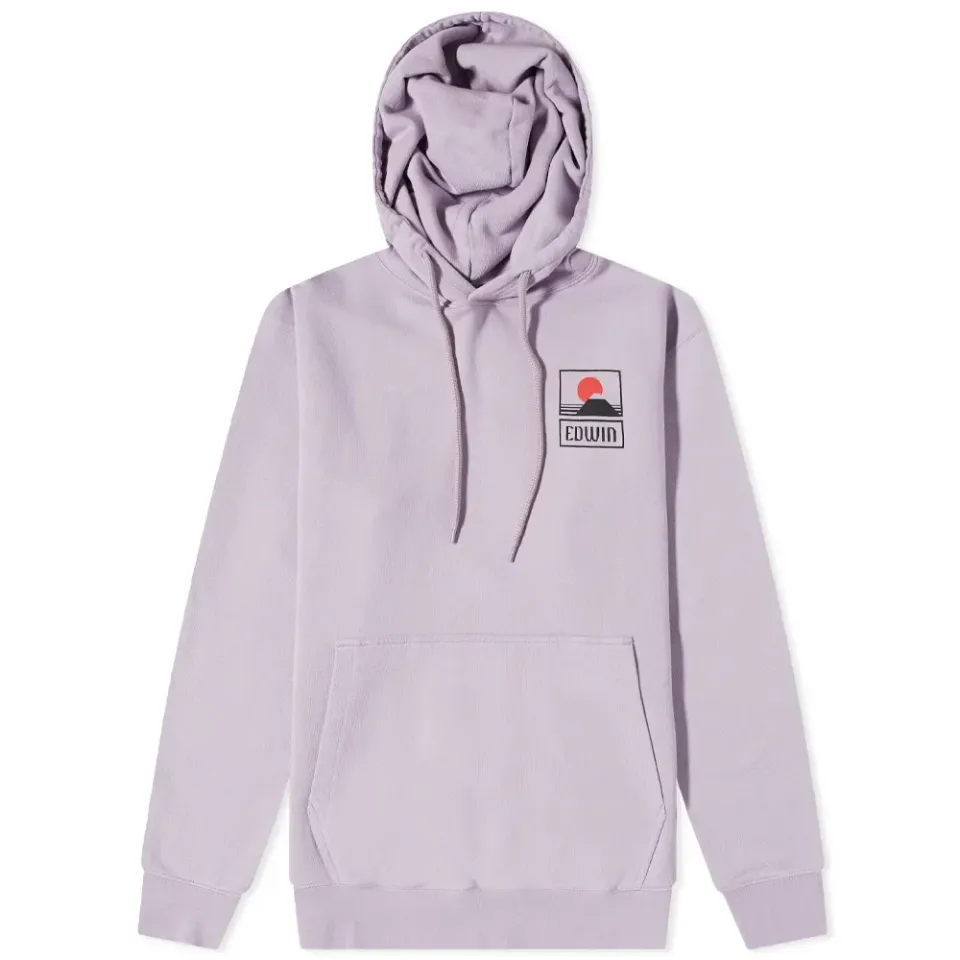 Sunset on MT Fuji Popover Hoodie