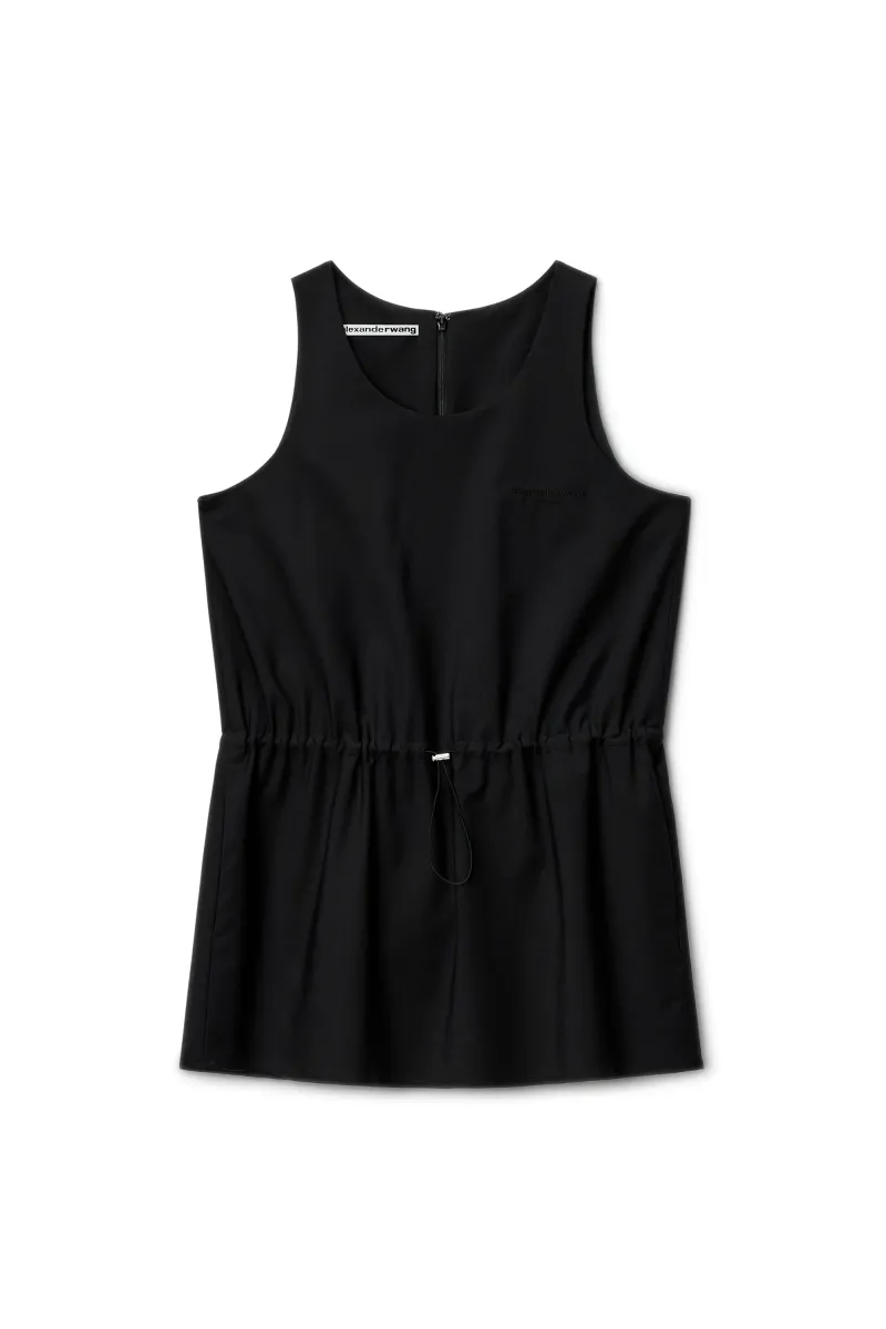 Ruched Waist Mini Dress