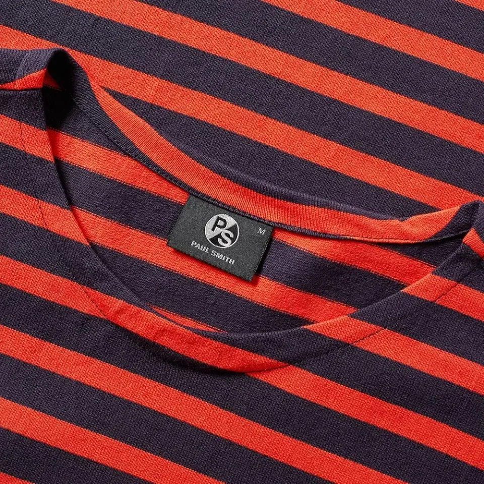 Mercerised Cotton Stripe Tee