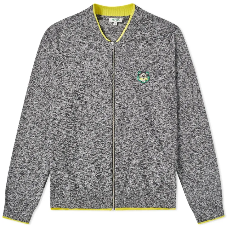 Tiger Zip Cardigan