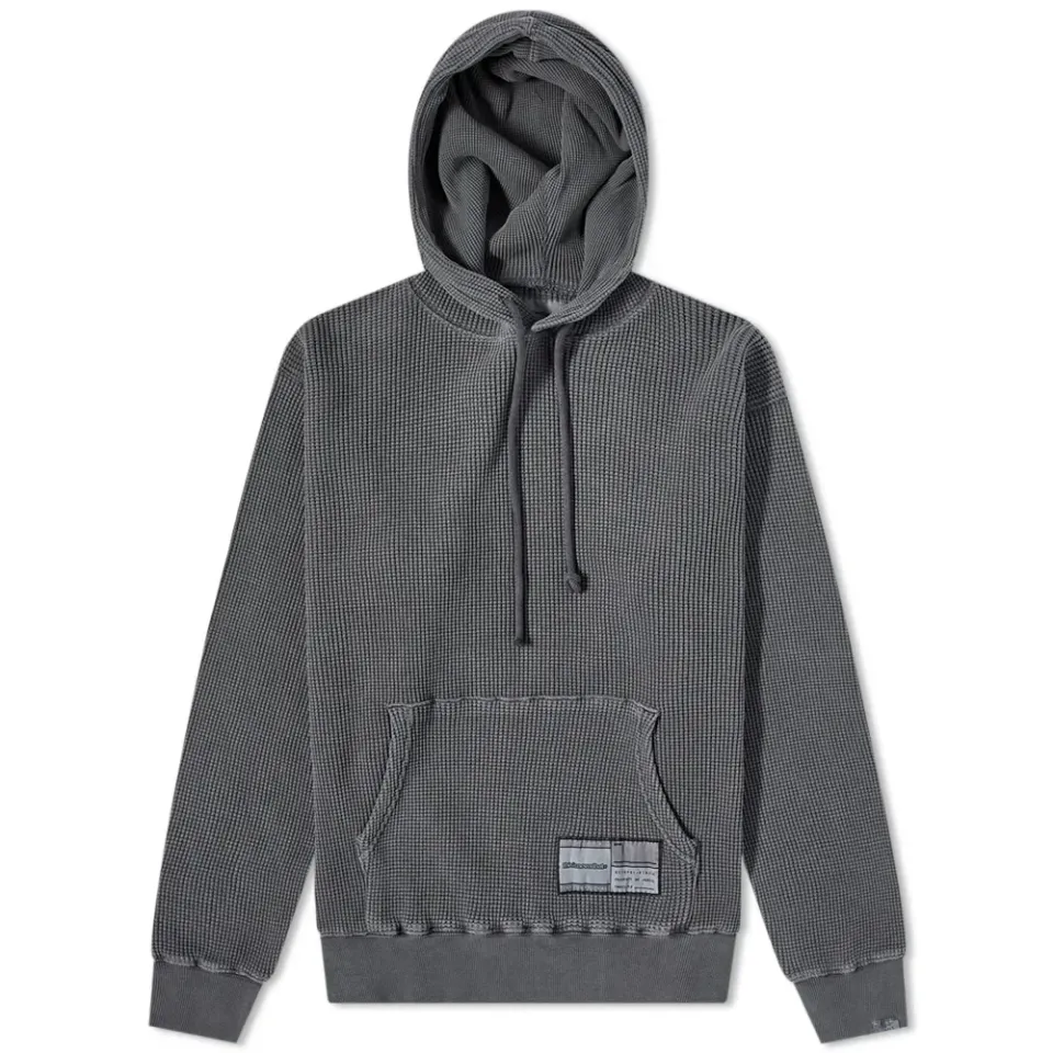 Overdyed Waffle Popover Hoody