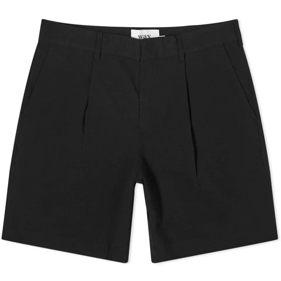 Linton Pleat Seersucker Shorts