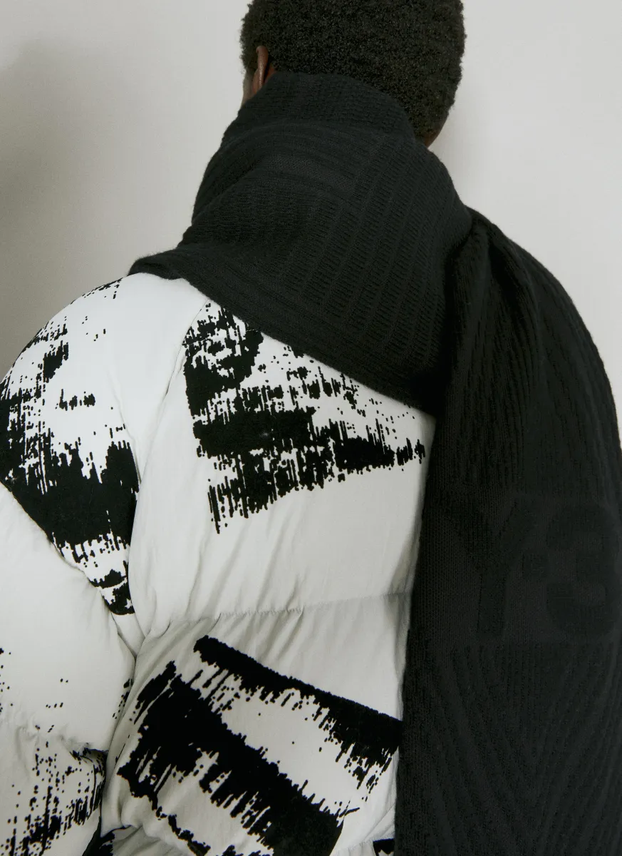 Embossed Logo Scarf