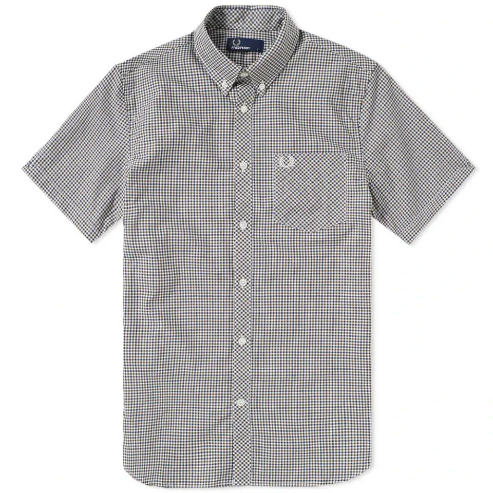 Fred Perry Short Sleeve Gingham Shirt
