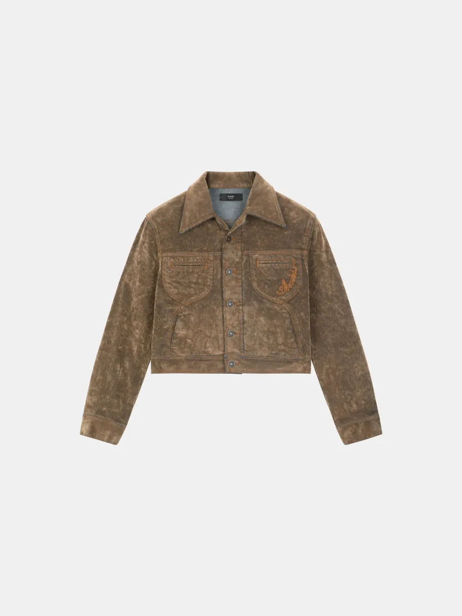 WOMEN - WOMEN'S FLOCK VINTAGE CUT DENIM JACKET - Fossil