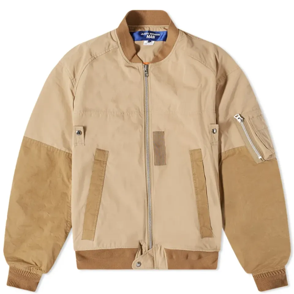 Panelled Bomber Jacket