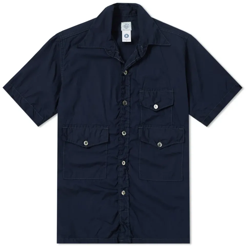 Short Sleeve Town & Country Contrast Stitch Shirt